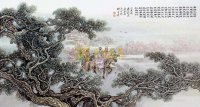 分析粉彩瓷板画艺市风格
