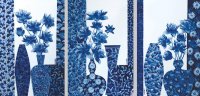 刘静：没骨汾水法青花瓷画及我的创作
